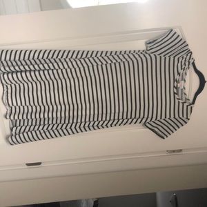 Lularoe jessie worn 1 time… black and white striped